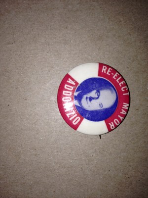 Addonizio Re-election Button