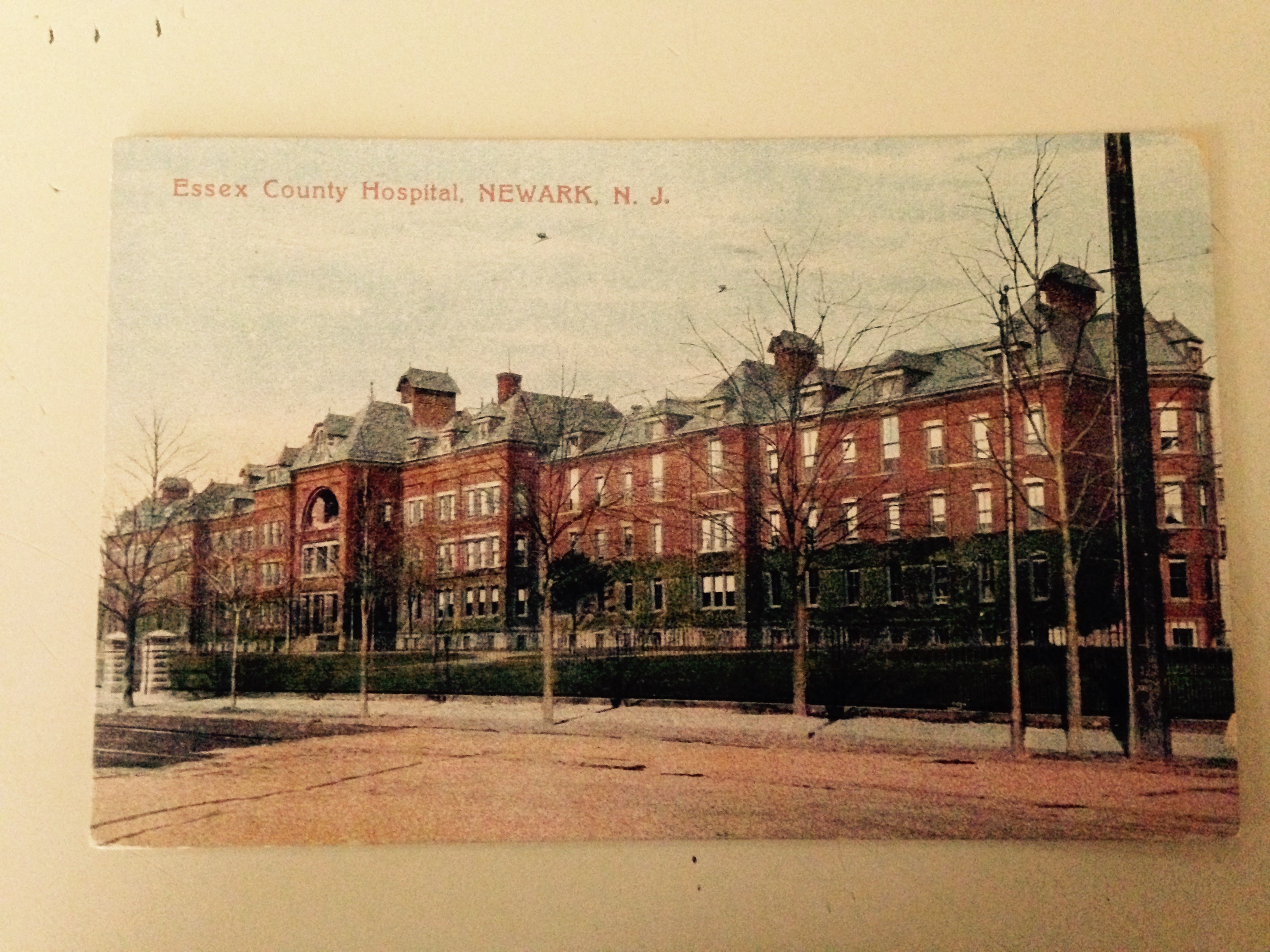 The Essex County Hospital for the Insane 425 South Orange ...